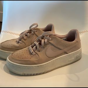 Light pink Air Force ones